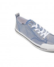 sneakers basse nautic blue da uomo logate sul retro | DIESEL sneakers basse nautic blue da uomo logate sul retro | DIESEL