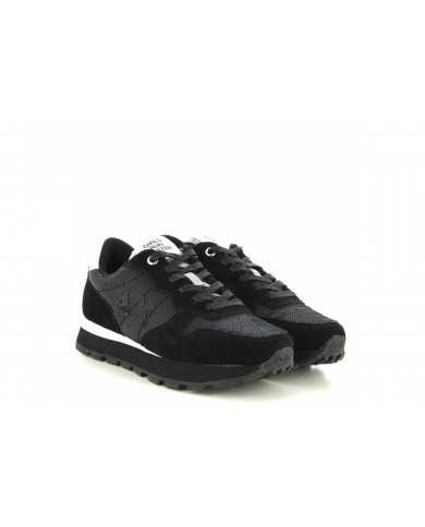 SUN68 Sneakers Donna Z29209 A-TI Scarpe Pailettes Camoscio Nere Nuo...