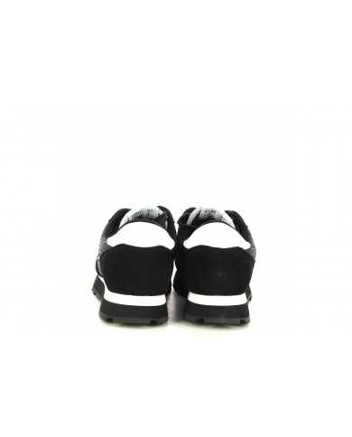 SUN68 Sneakers Donna Z29209 A-TI Scarpe Pailettes Camoscio Nere Nuo...