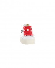 sneakers bianche e nere da donna con inserti e logo ricamo | SUN68 sneakers bianche e nere da donna con inserti e logo ricamo | SUN68