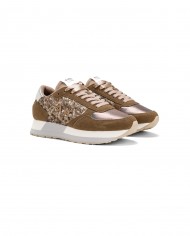sneakers beige da donna con dettaglio in pailettes | SUN68 sneakers beige da donna con dettaglio in pailettes | SUN68