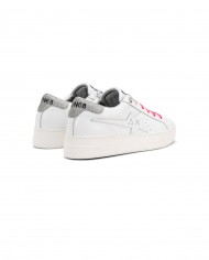 sneakers bianche da donna con lacci fluo e dettagli glitterati | SUN68 sneakers bianche da donna con lacci fluo e dettagli glitterati | SUN68