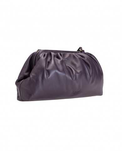 PINKO Borsa Donna 1P22WX A045 MAXI CHAIN A-EE Pouch Full WWAB PURPL...