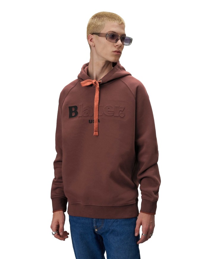 Felpa blauer deals uomo