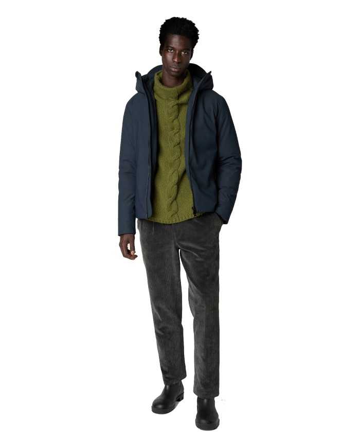 giacca impermeabile blue black da uomo | SAVE THE DUCK