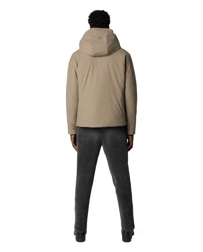 giacca impermeabile mud grey da uomo | SAVE THE DUCK giacca impermeabile mud grey da uomo | SAVE THE DUCK