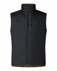 gilet reversibile lauren green uomo trapuntato su lato | SAVE THE DUCK