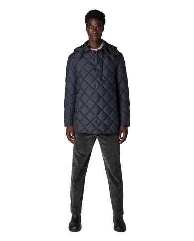 piumino blue black da uomo logato su manica | SAVE THE DUCK piumino blue black da uomo logato su manica | SAVE THE DUCK