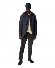 piumino blue black da uomo logato su manica | SAVE THE DUCK piumino blue black da uomo logato su manica | SAVE THE DUCK