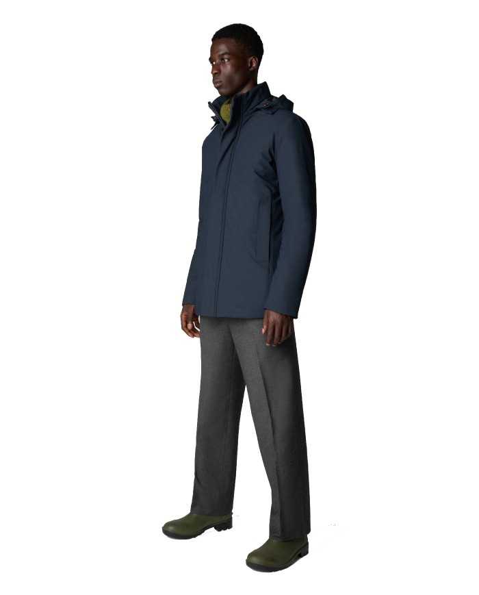 giacca blue black da donna impermeabile | SAVE THE DUCK