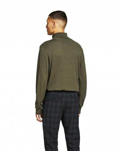 JACK & JONES Maglia Uomo 12157417 EMIL A-EE Misto Cotone Dolcevita ...