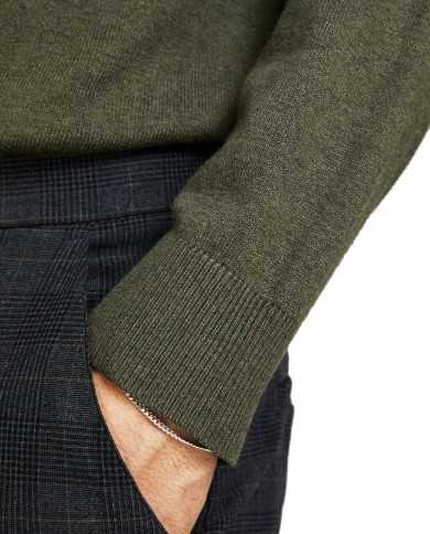 JACK & JONES Maglia Uomo 12157417 EMIL A-EE Misto Cotone Dolcevita ...