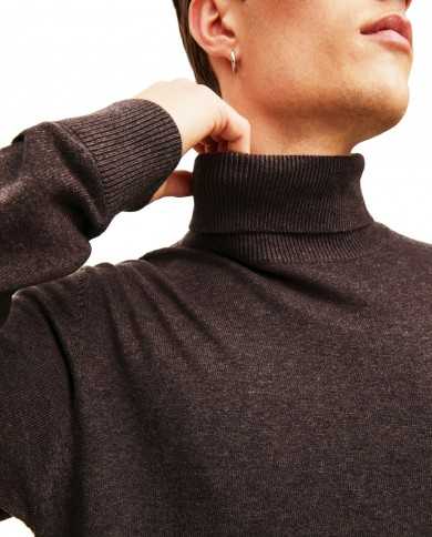 JACK & JONES Maglia Uomo 12157417 EMIL A-EE Misto Cotone Dolcevita ...