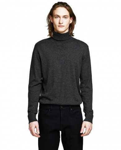 JACK & JONES Maglia Uomo 12157417 EMIL A-EE Misto Cotone Dolcevita ...