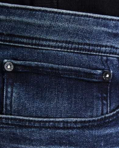 JACK & JONES Jeans Uomo 12188522 GLENN A-EE Cotone Biologico slim f...