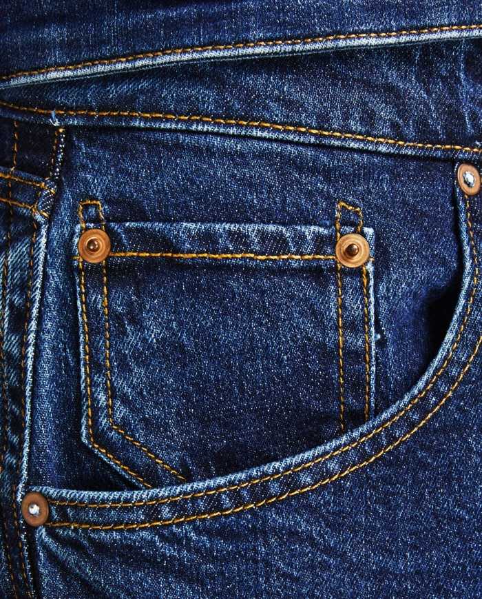 JACK & JONES Jeans Uomo 12195875 FRANK LEEN A-EE TENCEL Lyocell vit...