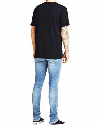 JACK & JONES Jeans Uomo 12204338 TIM A-EE Misto Cotone e Canapa con...
