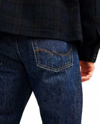 JACK & JONES Jeans Uomo 12213164 CHRIS A-EE Misto Canapa cinque tas...