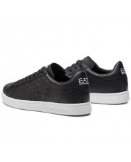 sneakers nere da uomo con suola bianca e maxi logo in rilievo | EA7