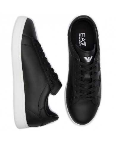 sneakers nere da uomo con suola bianca e maxi logo in rilievo | EA7