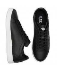 sneakers nere da uomo con suola bianca e maxi logo in rilievo | EA7