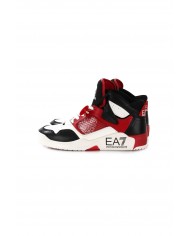 sneakers alte basket racing red/black/white da uomo logate | EA7 sneakers alte basket racing red/black/white da uomo logate | EA7