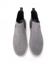 stivaletto gris da donna con etichetta logata sul lato | WALK IN PITAS stivaletto gris da donna con etichetta logata sul lato | WALK IN PITAS