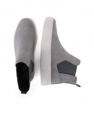 stivaletto gris da donna con etichetta logata sul lato | WALK IN PITAS stivaletto gris da donna con etichetta logata sul lato | WALK IN PITAS