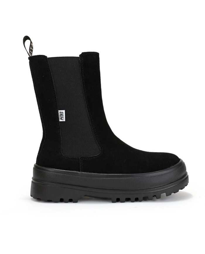 stivale chelsea alto nero donna con etichetta logata | WALK IN PITAS stivale chelsea alto nero donna con etichetta logata | WALK IN PITAS