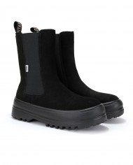 stivale chelsea alto nero donna con etichetta logata | WALK IN PITAS stivale chelsea alto nero donna con etichetta logata | WALK IN PITAS