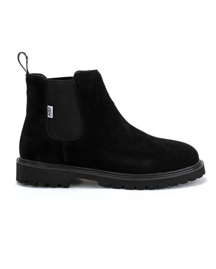 stivale chelsea nero da uomo con etichetta logata | WALK IN PITAS stivale chelsea nero da uomo con etichetta logata | WALK IN PITAS