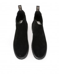 stivale chelsea nero da uomo con etichetta logata | WALK IN PITAS stivale chelsea nero da uomo con etichetta logata | WALK IN PITAS