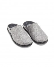 pantofola zueco gris da uomo tagliato a marengo | WALK IN PITAS pantofola zueco gris da uomo tagliato a marengo | WALK IN PITAS