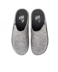 pantofola zueco gris da uomo tagliato a marengo | WALK IN PITAS pantofola zueco gris da uomo tagliato a marengo | WALK IN PITAS