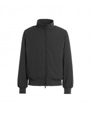 giacca bomber nera da uomo in nylon stretch giapponese | HOMEWARD