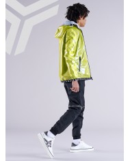 giubbotto giallo da uomo effetto gommato con fondo logato | RICHMOND