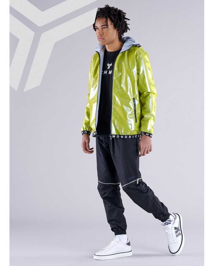 giubbotto giallo da uomo effetto gommato con fondo logato | RICHMOND