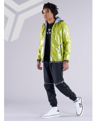 giubbotto giallo da uomo effetto gommato con fondo logato | RICHMOND