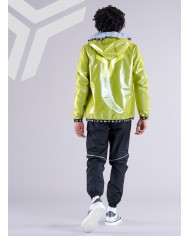 giubbotto giallo da uomo effetto gommato con fondo logato | RICHMOND