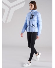 piumino sky da donna logato verticalmente sul petto | RICHMOND piumino sky da donna logato verticalmente sul petto | RICHMOND
