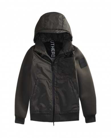 giubbotto tarmac green da uomo con patch logata | OUTHERE giubbotto tarmac green da uomo con patch logata | OUTHERE