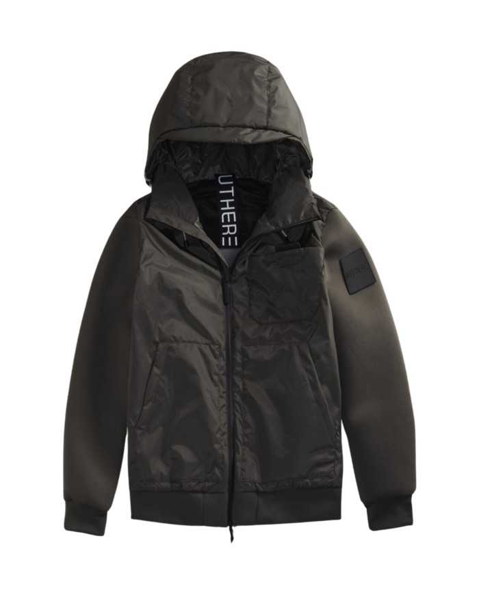 giubbotto tarmac green da uomo con patch logata | OUTHERE giubbotto tarmac green da uomo con patch logata | OUTHERE