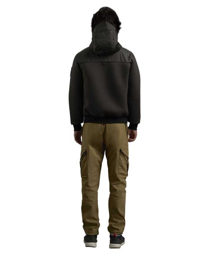 giubbotto tarmac green da uomo con patch logata | OUTHERE giubbotto tarmac green da uomo con patch logata | OUTHERE