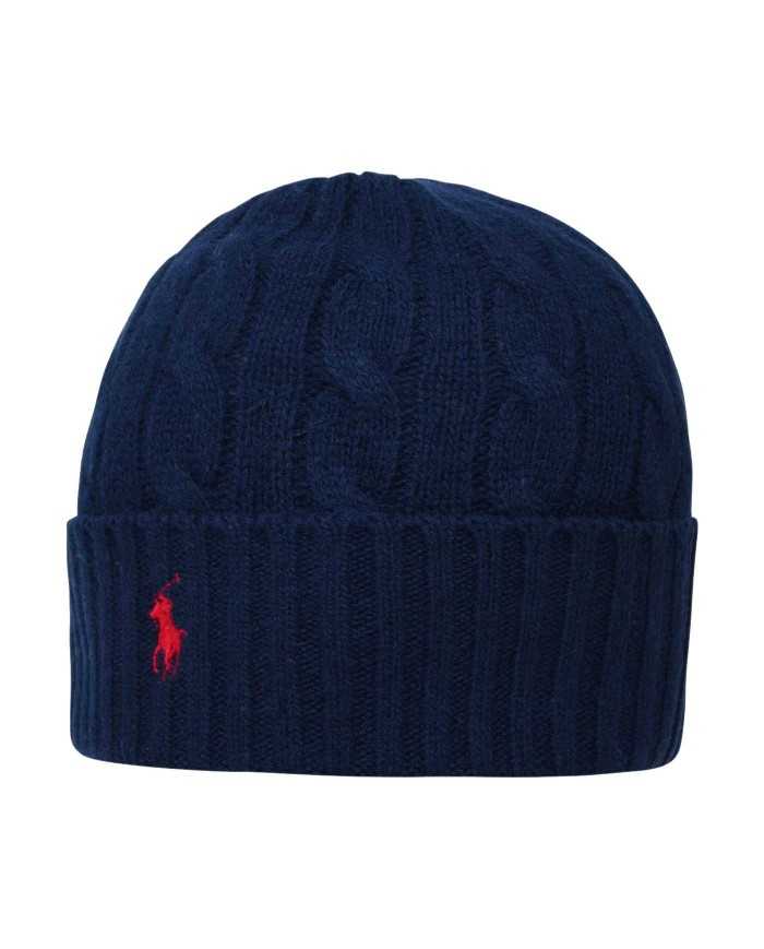 berretto newport navy uomo con logo ricamo su risvolto | RALPH LAUREN berretto newport navy uomo con logo ricamo su risvolto | RALPH LAUREN