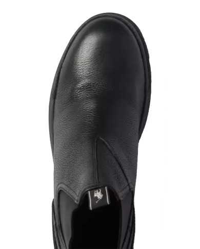 stivaletti neri da uomo con etichette logate in alto | RALPH LAUREN