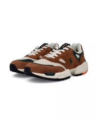 sneakers teak uomo con inserti retinati e logo ricamo | RALPH LAUREN