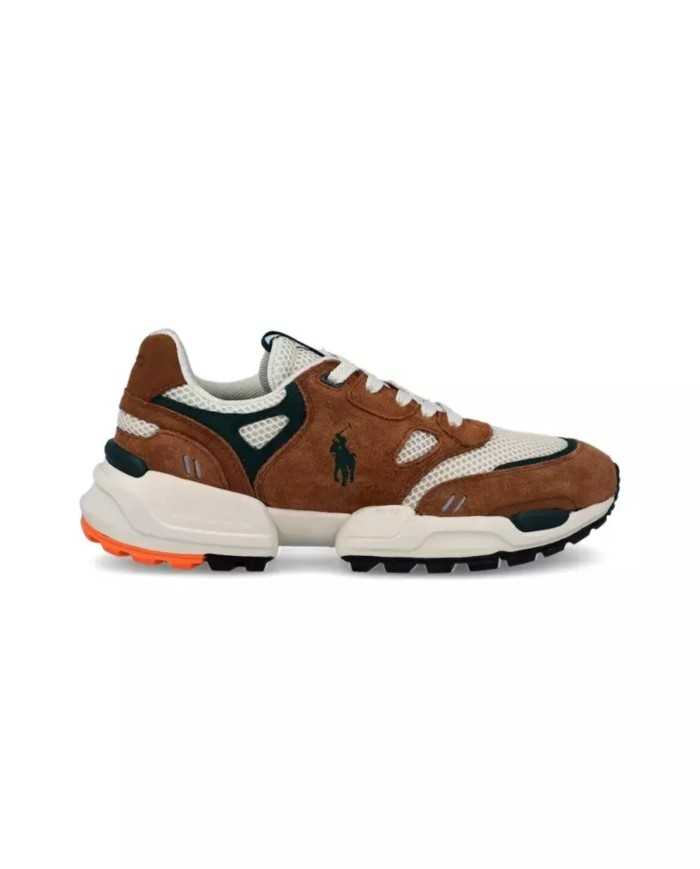 sneakers teak uomo con inserti retinati e logo ricamo | RALPH LAUREN sneakers teak uomo con inserti retinati e logo ricamo | RALPH LAUREN