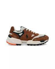 sneakers teak uomo con inserti retinati e logo ricamo | RALPH LAUREN