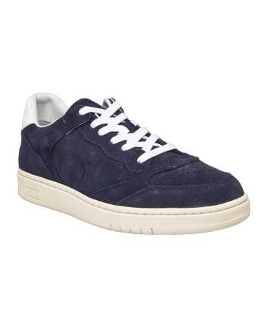 sneakers hunter navy uomo con inserti e logo ricamati | RALPH LAUREN