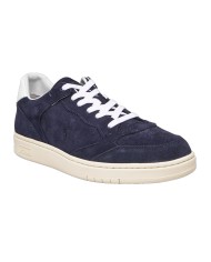 sneakers hunter navy uomo con inserti e logo ricamati | RALPH LAUREN